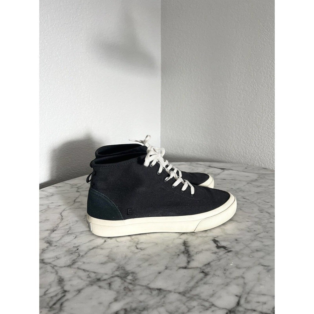 Everlane The Forever High Top Sneaker Womens 9 Mens 7 Black Ivory